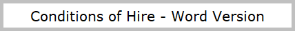 Conditions of Hire - Word Version